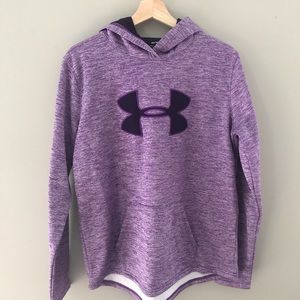 Purple Under Armour hoodie